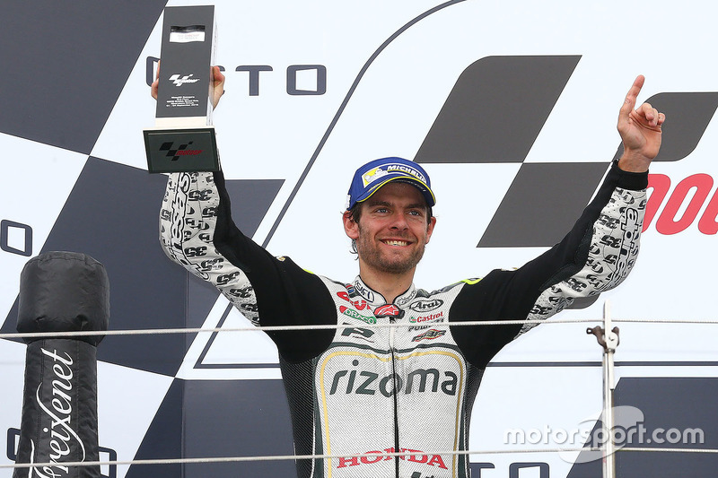 Podium: second place Cal Crutchlow, Team LCR Honda