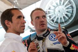 Fabrice van Ertvelde and Jari-Matti Latvala, Volkswagen Polo WRC, Volkswagen Motorsport