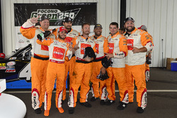 Race winner Kyle Larson, Chip Ganassi Racing Chevrolet