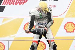 Podium: race winner Francesco Bagnaia, Aspar Team Mahindra Moto3