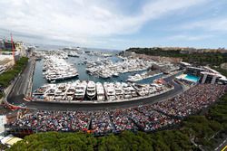 A scenic view of Monaco bersama Fernando Alonso, McLaren MP4-31
