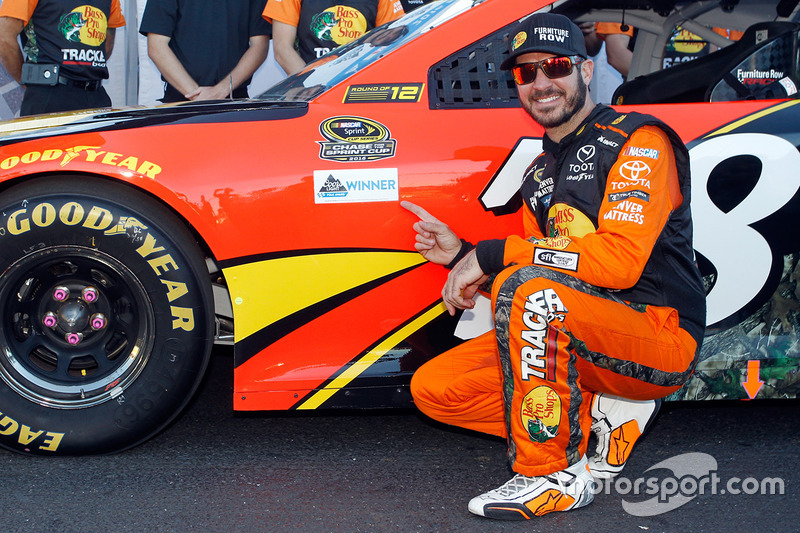 Polesitter Martin Truex Jr., Furniture Row Racing, Toyota