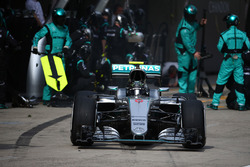 Nico Rosberg, Mercedes AMG F1 Team W07, Boxenstopp