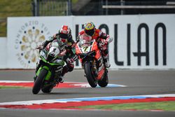 Jonathan Rea, Kawasaki Racing Team y Chaz Davies, Aruba.it Racing - Ducati Team