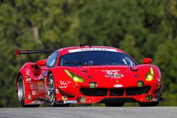 #62 Risi Competizione, Ferrari 488 GTE: Toni Vilander, Giancarlo Fisichella, James Calado