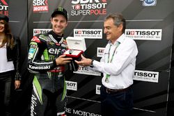 Ganador de la pole Jonathan Rea, Kawasaki Racing