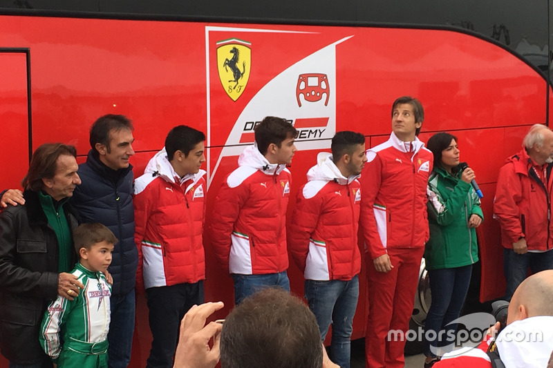 Emerson Fittipaldi, <b>Giuliano Alesi</b>, Charles Leclerc y Massimo Rivola ...
