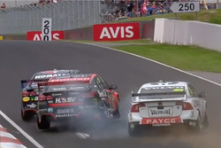 Jamie Whincup, Triple Eight Race Engineering Holden; Scott McLaughlin, David Wall, Garry Rogers Motorsport Volvo; Garth Tander, Warren Luff, Holden Racing Team