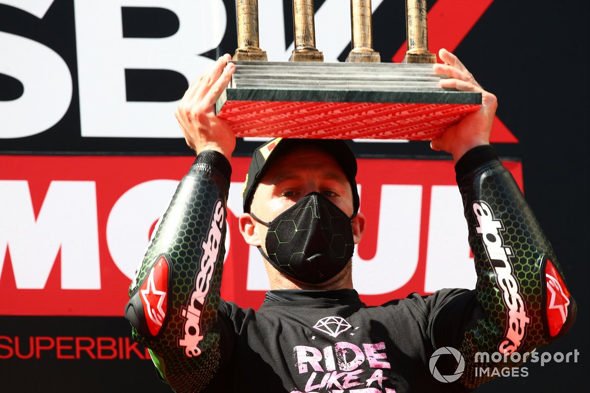 Podio: Ganador Jonathan Rea, Kawasaki Racing Team
