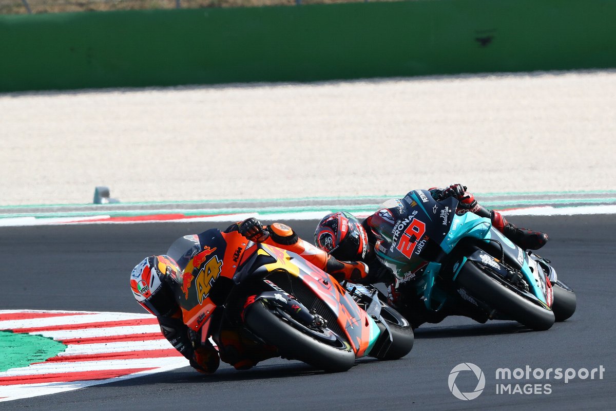 Pol Espargaro, Red Bull KTM Factory Racing, Fabio Quartararo, Petronas Yamaha SRT