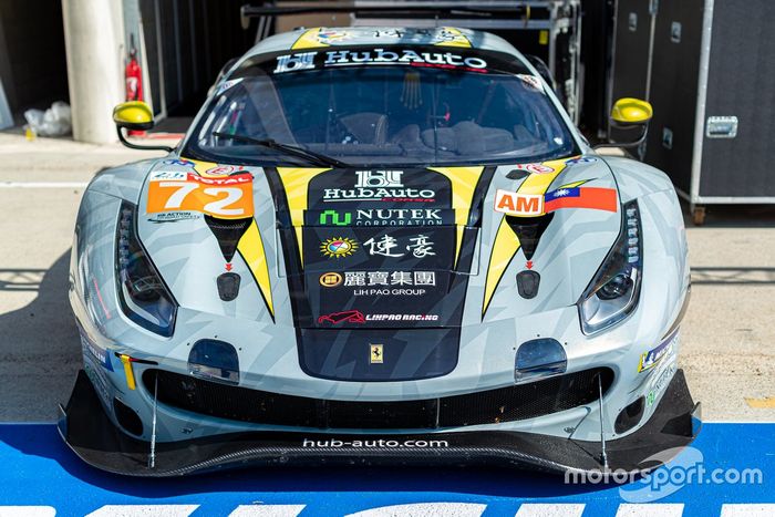 #72 Hub Auto Racing - Ferrari 488 GTE Evo: Morris Chen, Tom Blomqvist, Marcos Gomes