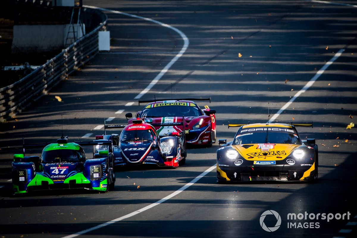 #47 Cetilar Rcing Dallara P217 - Gibson: Roberto Lacorte, Andrea Belicchi, Giorgio Sernagiotto, #22 United Autosports Oreca 07 - Gibson: Philip Hanson, Filipe Albuquerque, Paul Di Resta, #89 Team Project 1 Porsche 911 RSR: 