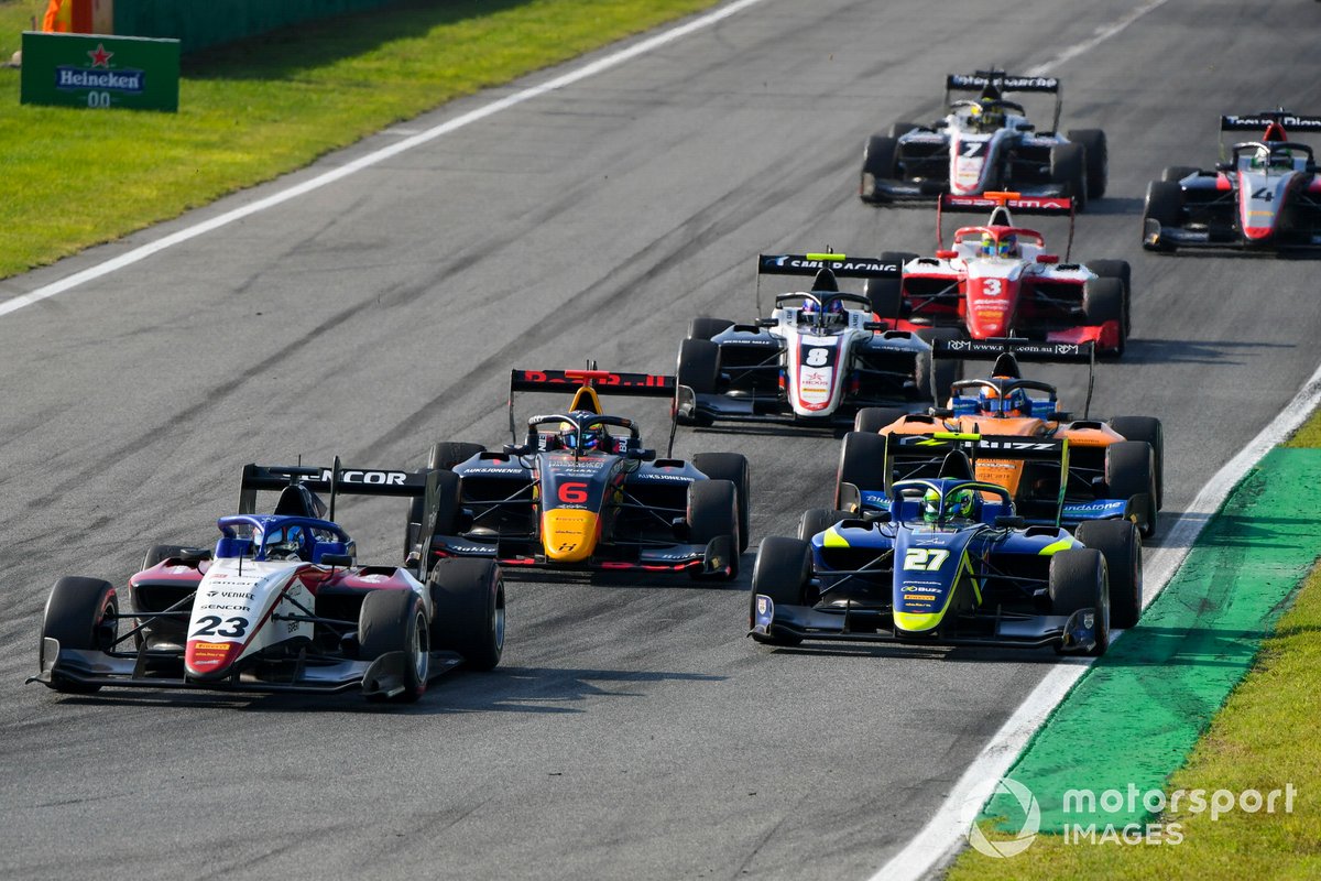 Roman Stanek, Charouz Racing System, Dennis Hauger, Hitech Grand Prix y David Schumacher, Carlin
