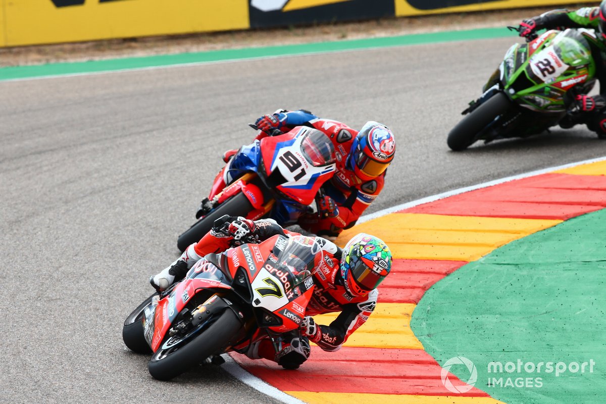Chaz Davies, ARUBA.IT Racing Ducati, Leon Haslam, Team HRC