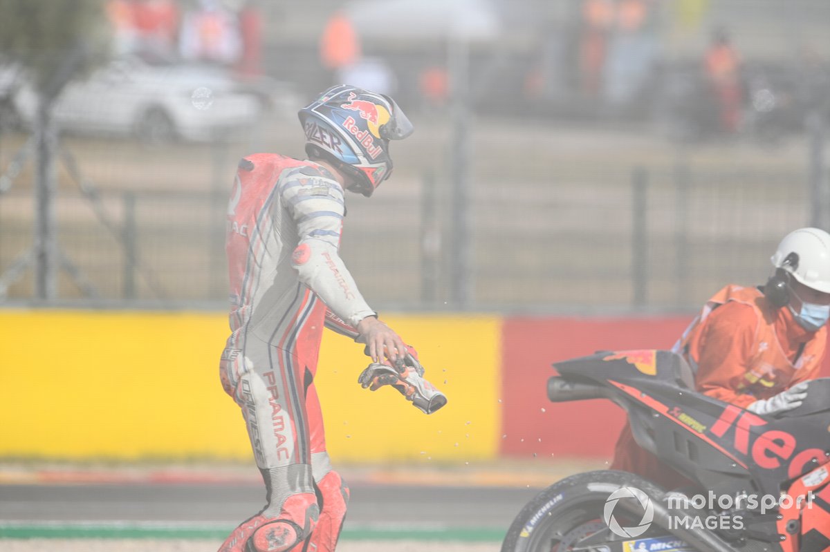Caída de Jack Miller, Pramac Racing