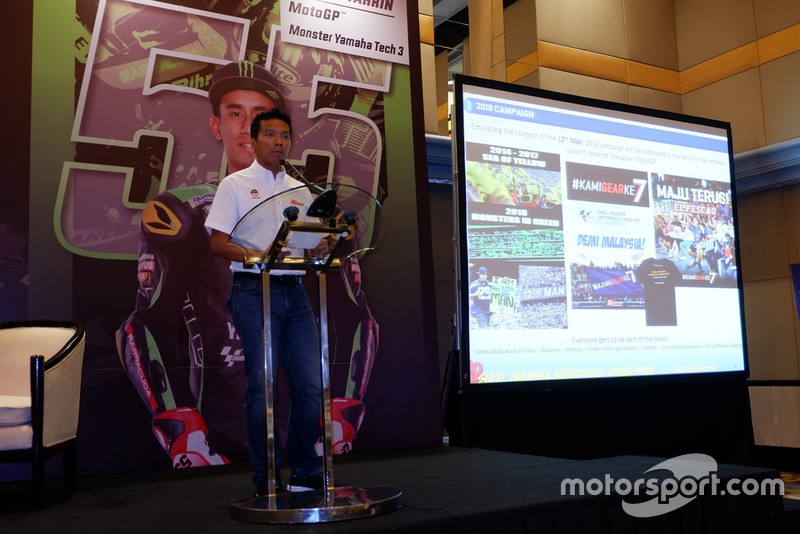 Press conference Dato' Razlan Razali, CEO Sepang International Circuit