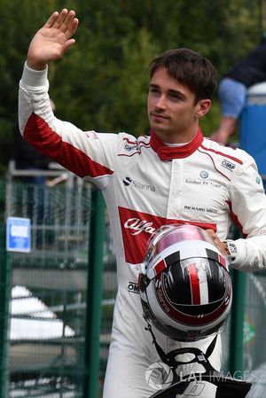 Uitvaller Charles Leclerc, Sauber loopt terug