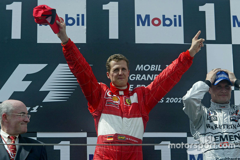 Podyum: Yarış galibi Michael Schumacher, Ferrari
