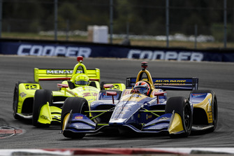 Alexander Rossi, Andretti Autosport Honda, Simon Pagenaud, Team Penske Chevrolet