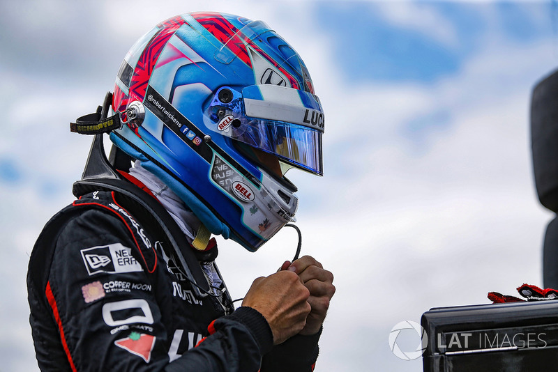 Robert Wickens antes do acidente em Pocono