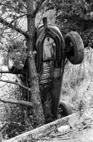 Carel Godin de Beaufort, Porsche 718, crash