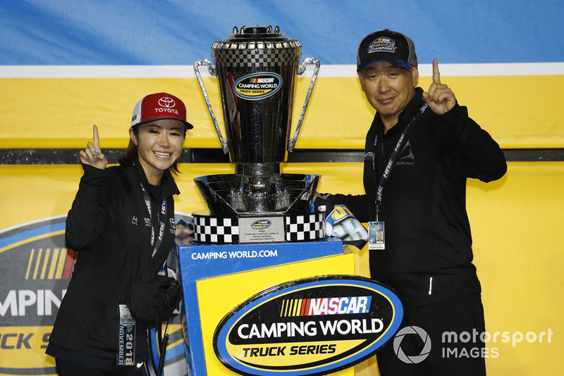 2018年にNASCARトラック・シリーズ王者に輝いたHattori Racing Enterprises