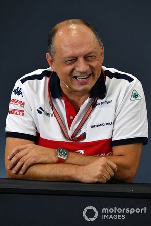 Frederic Vasseur, Sauber, directeur de Sauber, lors de la conférence de presse