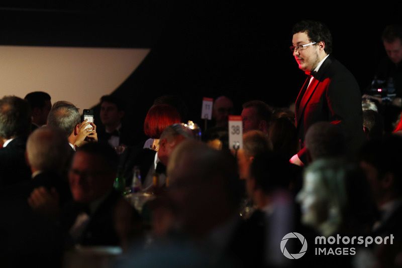 Il vincitore dell'"Autosport Williams Engineer of the Future Award", Owen Heaney
