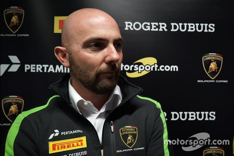 Giorgio Sanna, Head of Motorsport Lamborghini