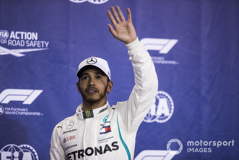 Lewis Hamilton, Mercedes AMG F1 celebrates in Parc Ferme