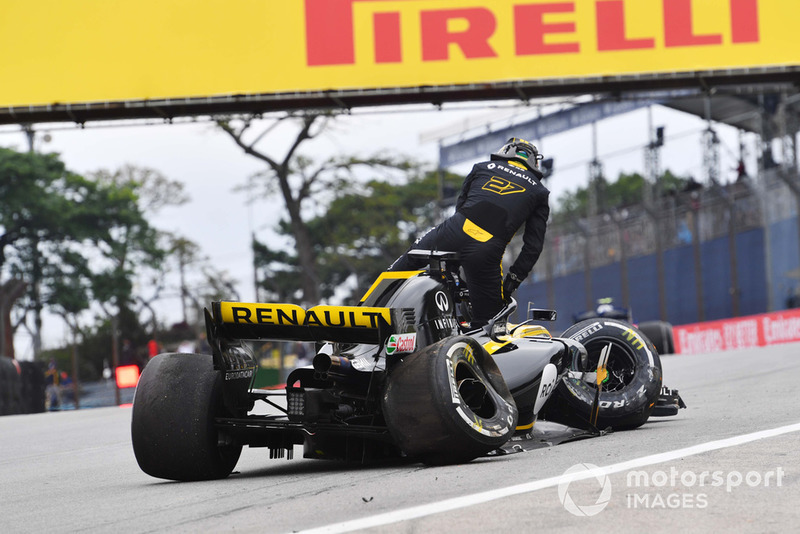 Авария: Нико Хюлькенберг, Renault Sport F1 Team RS18