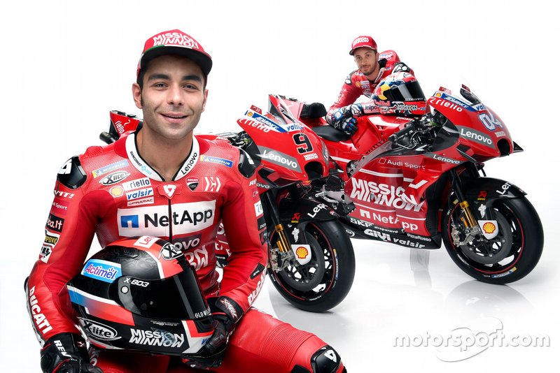 Andrea Dovizioso and Danilo Petrucci, Ducati Team