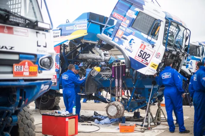 Mecánicos de Kamaz