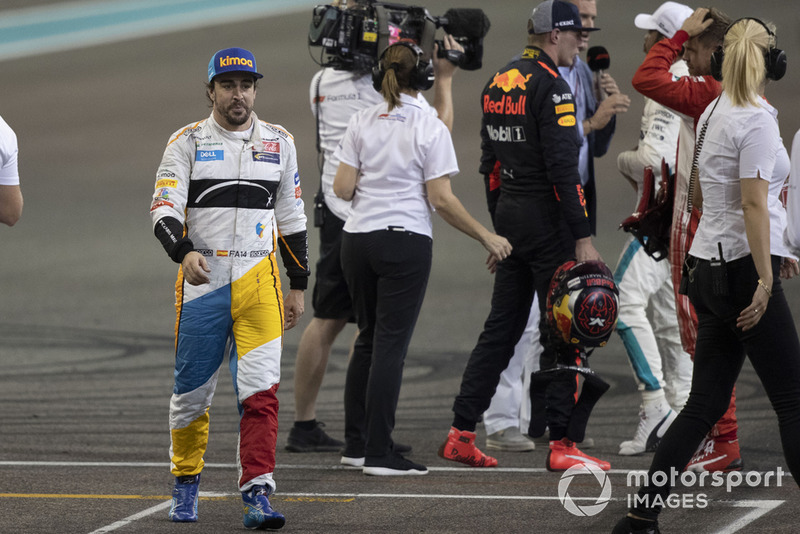 Fernando Alonso, McLaren in Parc Ferme