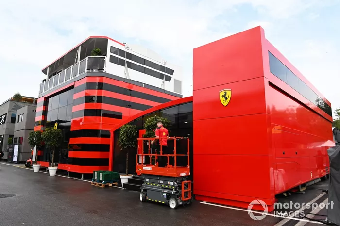 De hospitality van Ferrari