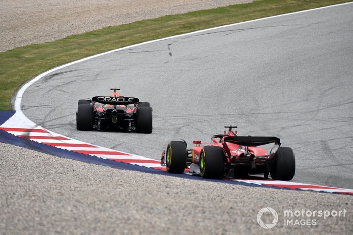 Max Verstappen, Red Bull Racing RB19, Charles Leclerc, Ferrari SF-23