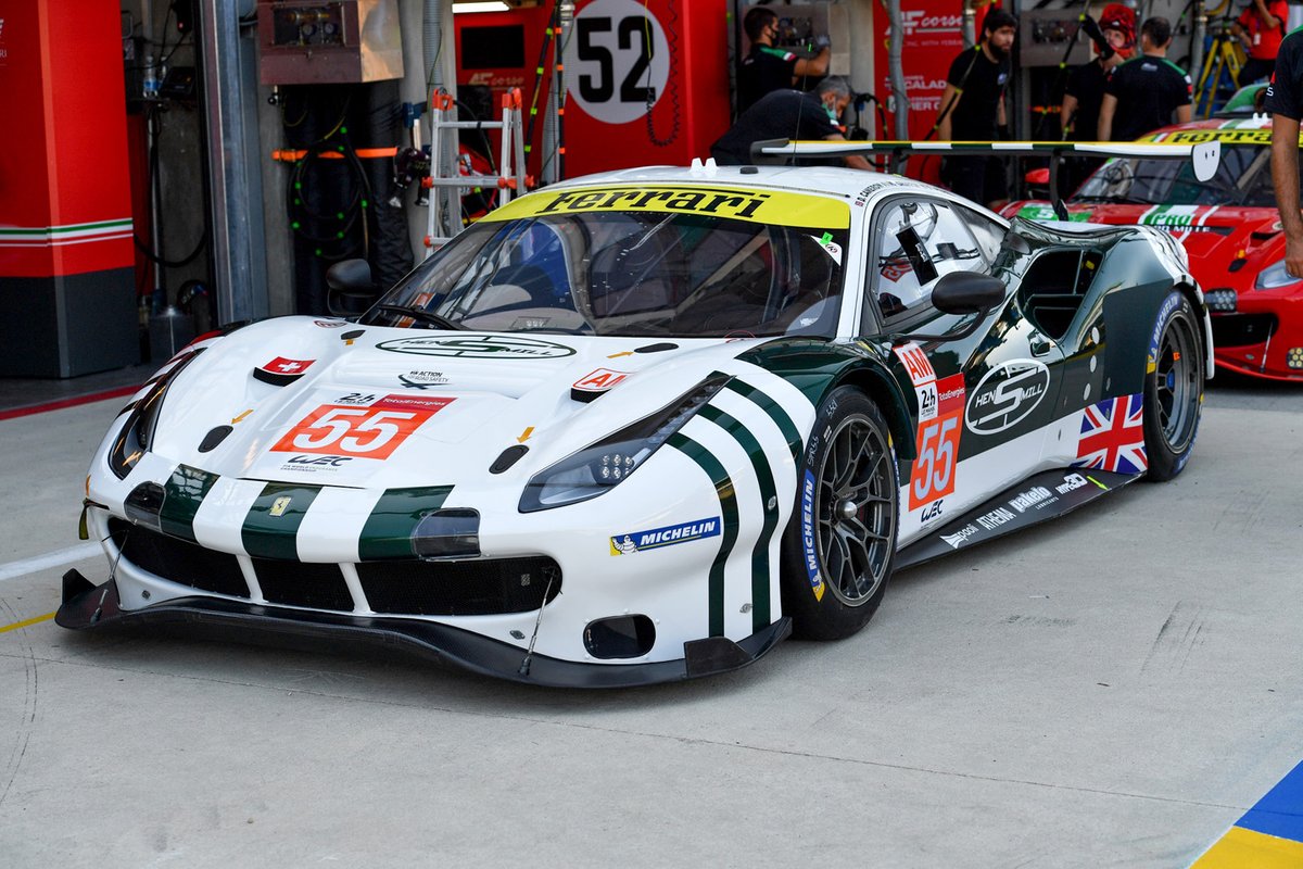 #55 Spirit of Race Ferrari 488 GTE EVO LMGTE Am, Duncan Cameron, David Perel, Matthew Griffin