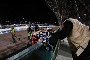 Myatt Snider, Richard Childress Racing, Chevrolet Camaro TaxSlayer celebrates his win