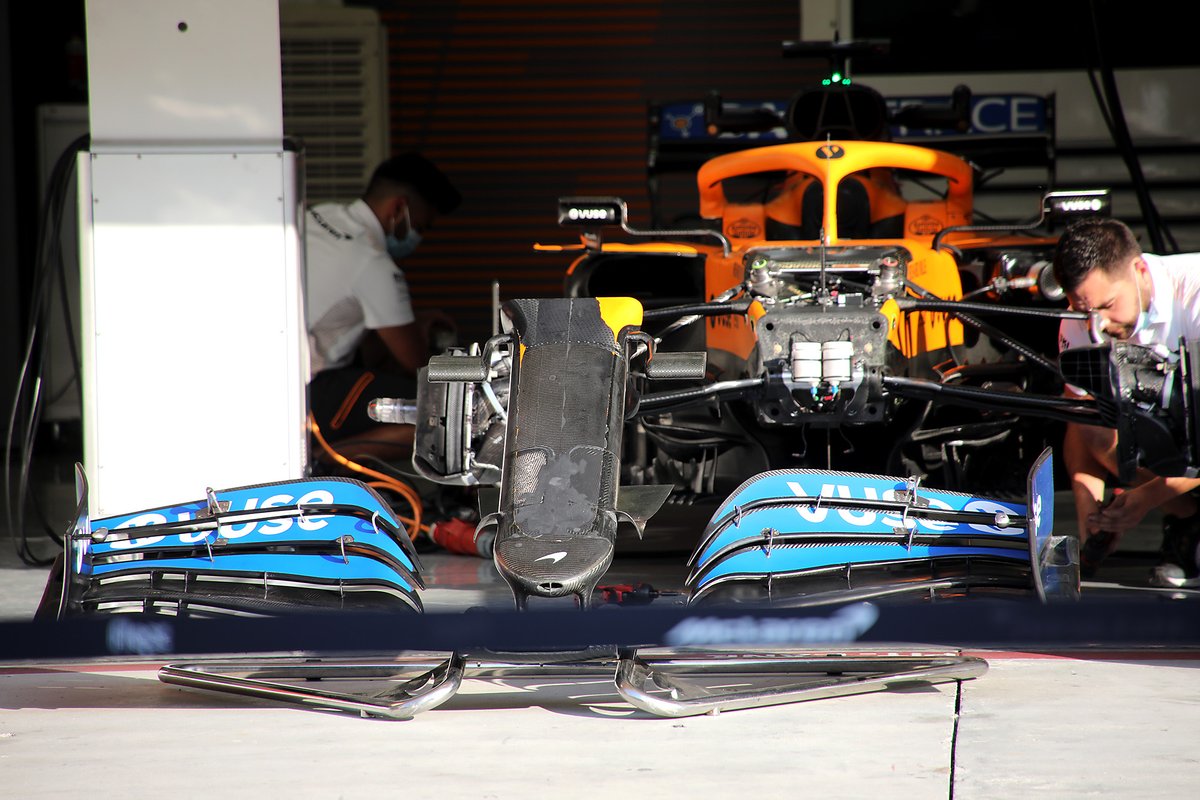 Alerón delantero del McLaren MCL35