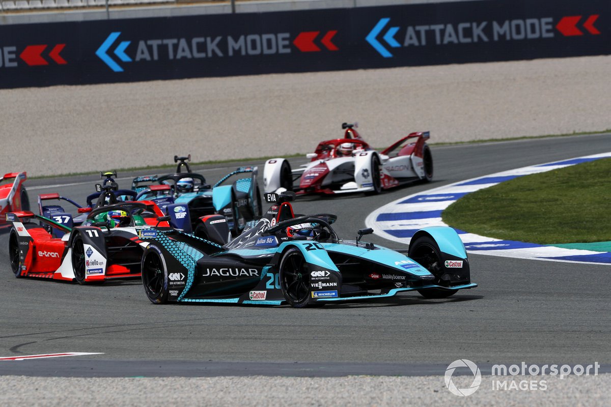 Mitch Evans, Jaguar Racing, Jaguar I-TYPE 5, Lucas Di Grassi, Audi Sport ABT Schaeffler, Audi e-tron FE07, Nick Cassidy, Envision Virgin Racing, Audi e-tron FE07, Sam Bird, Jaguar Racing, Jaguar I-TYPE 5, Nico Muller, Dragon Penske Autosport, Penske EV-5