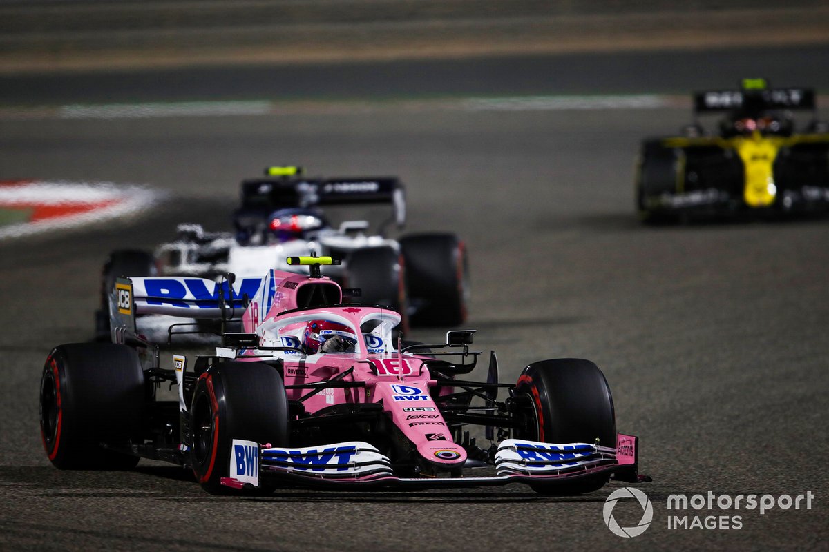 Lance Stroll, Racing Point RP20, Pierre Gasly, AlphaTauri AT01