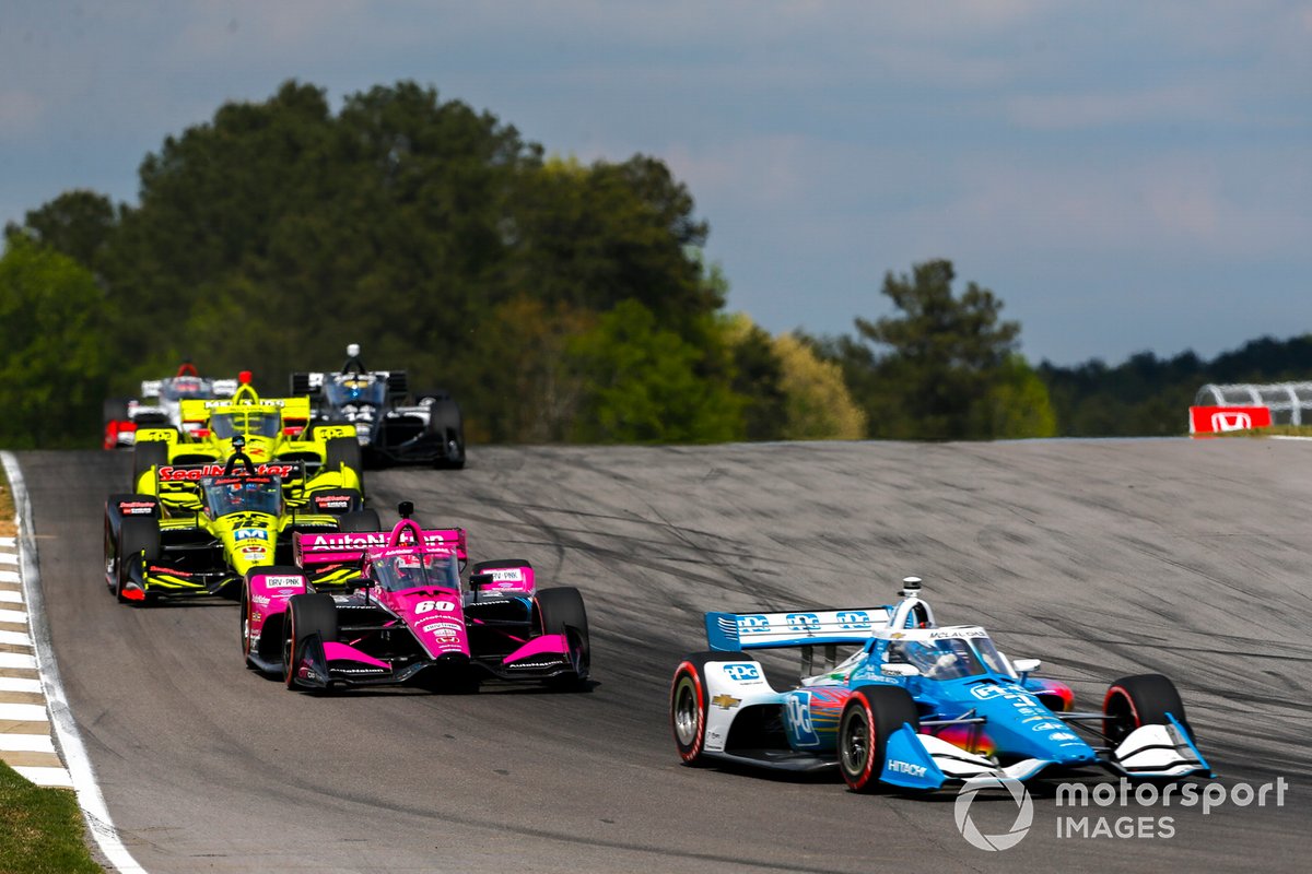 Scott McLaughlin Team Penske Chevrolet, Jack Harvey, Meyer Shank Racing Honda