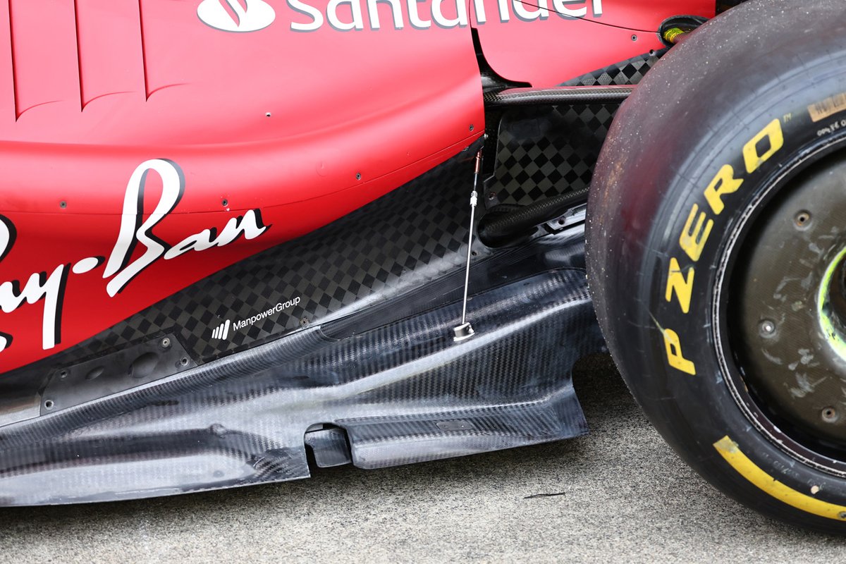 Ferrari F1-75: Unterboden (neu)
