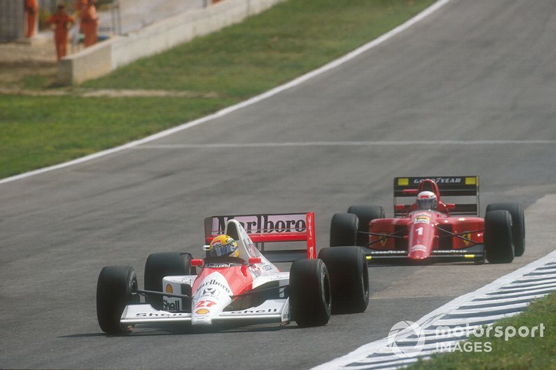 Ayrton Senna, McLaren, Alain Prost, Ferrari