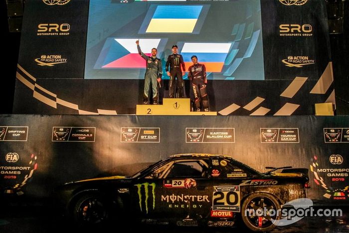 Ceremonia del podio Copa Drifting