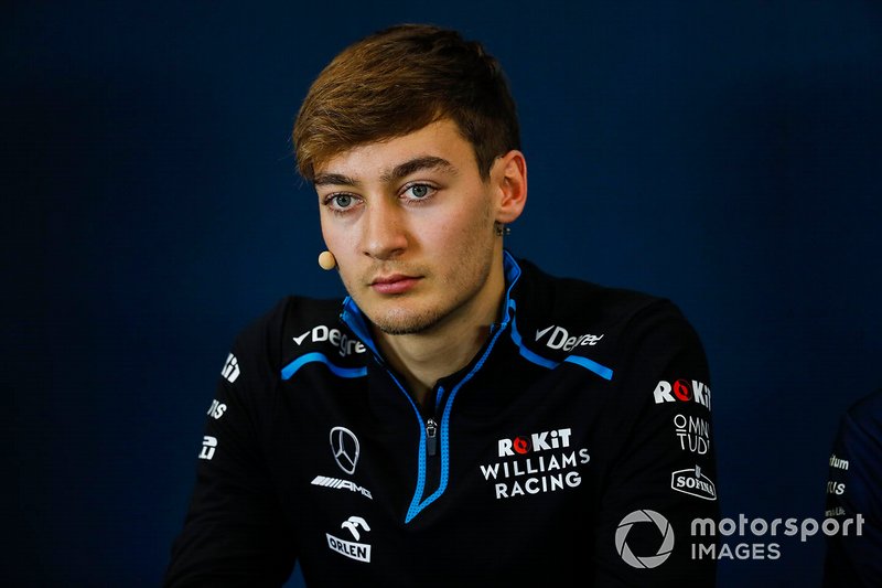 Press conference, George Russell, Williams Racing