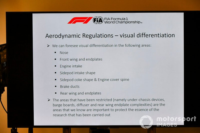 The 2021 Formula 1 technical regulations are unveiled in a press conference