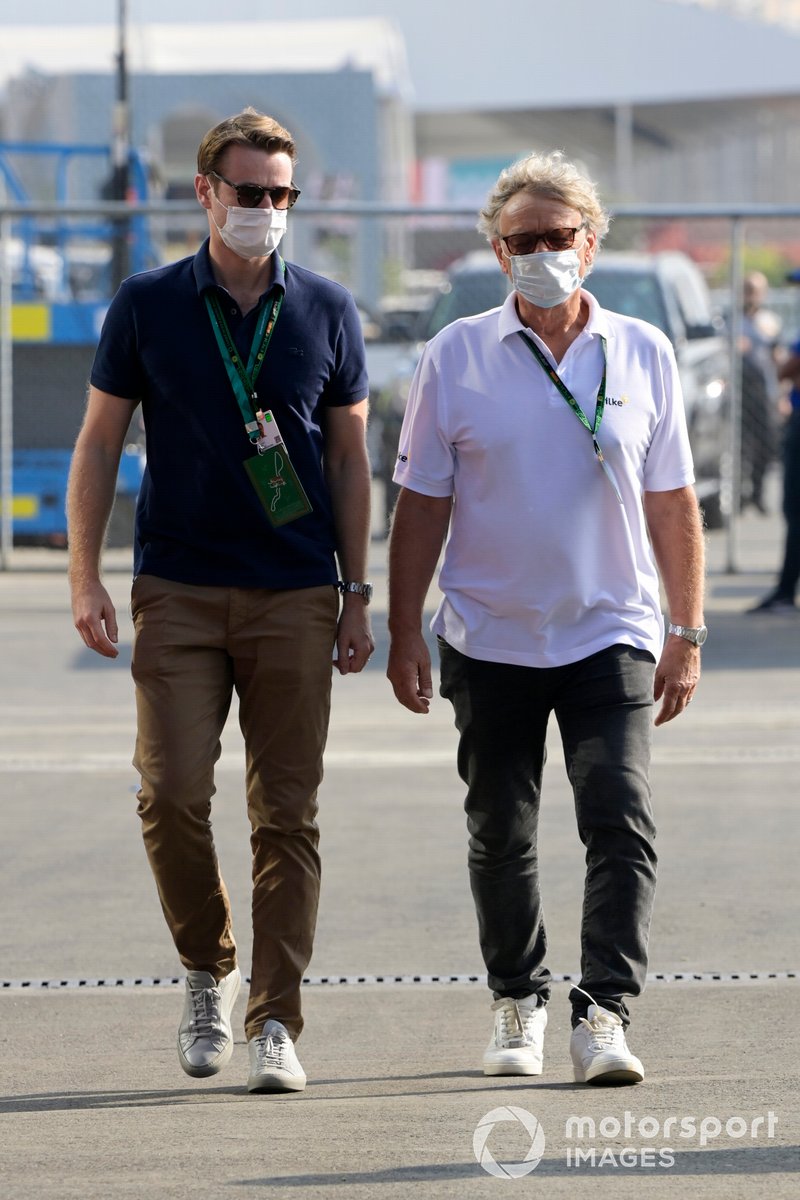 Circuit designer Hermann Tilke and his son Carsten