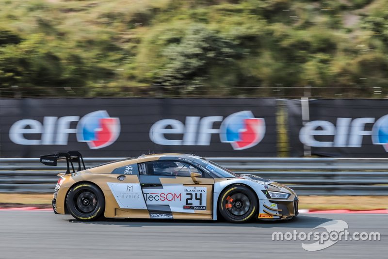 #24 Sainteloc Racing Audi R8 LMS GT3: Nyls Stievenart, Stéphane Ortelli