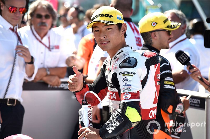 Pole sitter Tatsuki Suzuki, SIC58 Squadra Corse